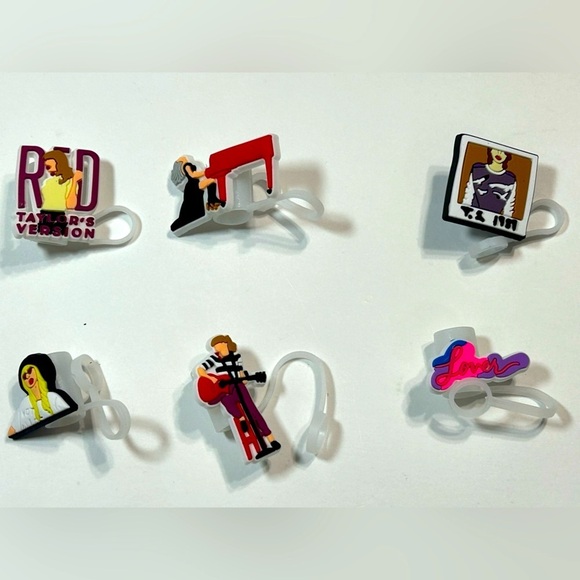 Taylor Swift Straw Toppers 🎸🎤 - Picture 4 of 6